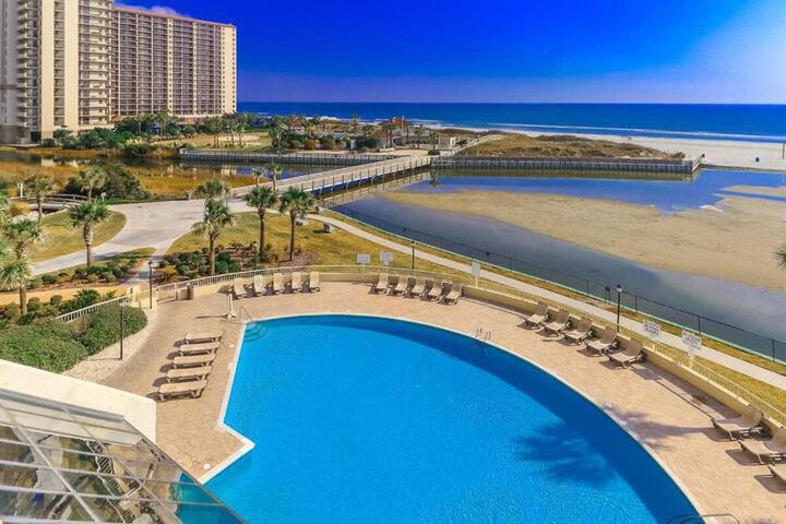 Oceanfront Condo Huge Pools Top Rated Ocean Creek Resort