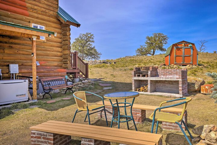 22str-00360 Fairplay Cabin w / Fire Pit Mtn Views!