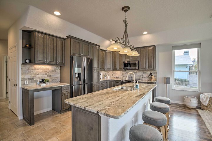 Heated Pool / spa & Dock: Apollo Beach Home on Canal