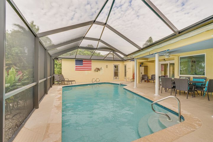 Waterfront North Fort Myers Home w / Private Pool!