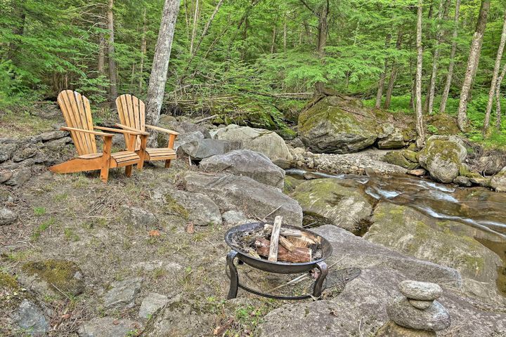 Beautiful Jay Peak Home Near Creek & Waterfalls!