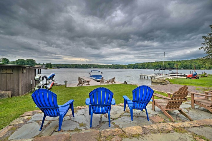 Indian Lake Retreat w / Wet Bar & Covered Deck
