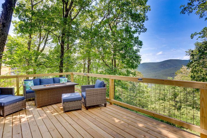 Jasper Vacation Rental w / Decks Fire Pit & Views!