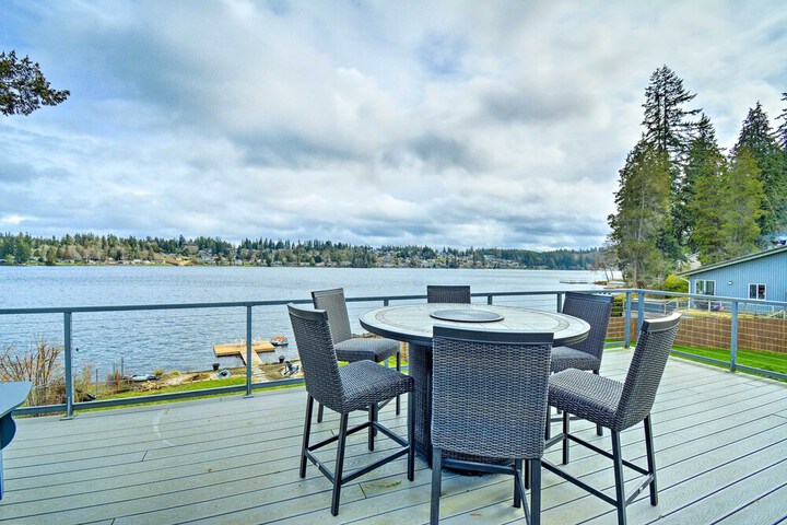 Lakefront Bremerton Vacation Rental w / Deck!