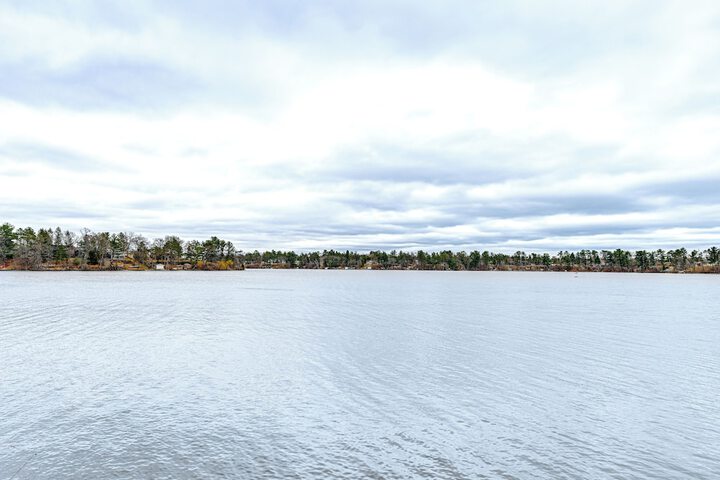 Dock Deck & View: Lakefront Chippewa Falls Studio