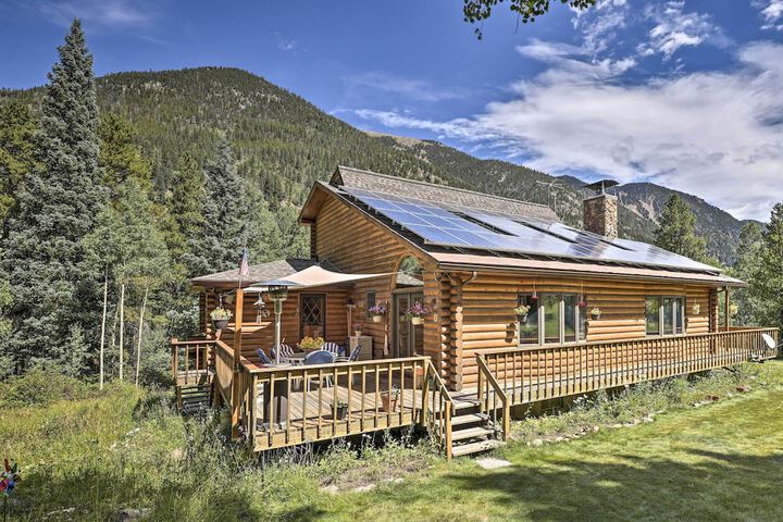 Silver Plume Mountain Haven With Views & Deck!