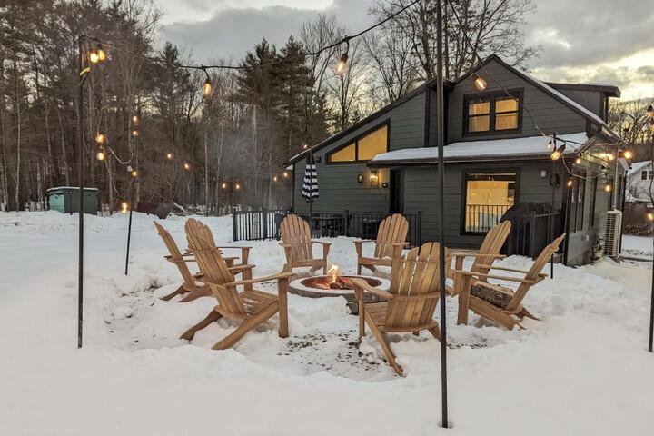 Acorn Lodge - Luxury Cabin Catskills, Windham Mountain, Hunter Mountain