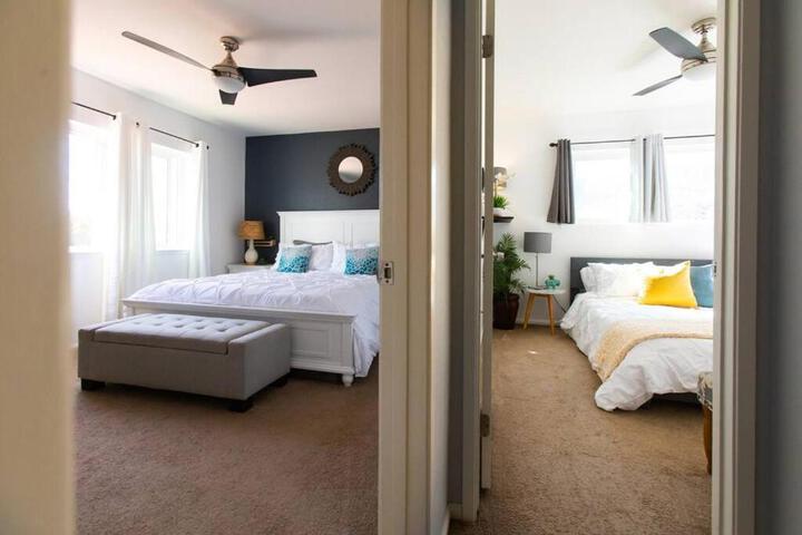 Cali Condo+BBQ+MemoryFoamBeds+12min to Beach