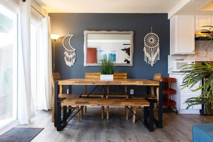 Cali Condo+BBQ+MemoryFoamBeds+12min to Beach