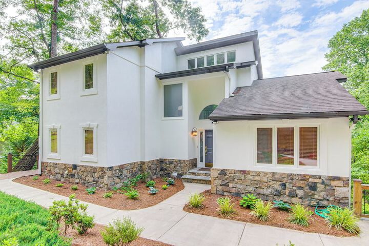 2-story Deck: Waterfront Lake Lure Home!