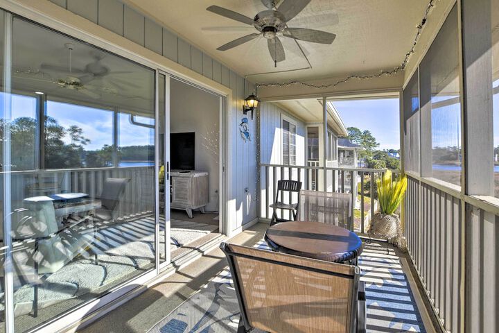 Little River Condo With Balcony & Pool Access!