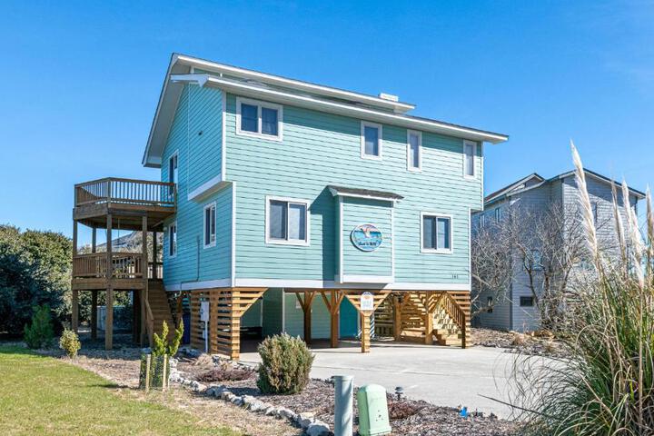 Duck R Way - Poteskeet Ocean View, 260 Yds to Beach, Pool, Hot Tub, Walk to Downtown Duck