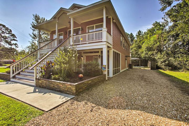 Waveland Family House 4-minute Drive to the Beach