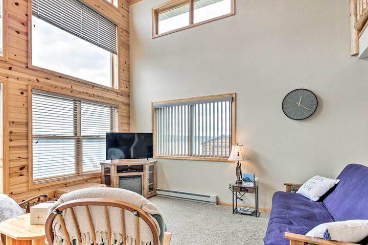 Dock & Fire Pit: Shamineau Lake Retreat!