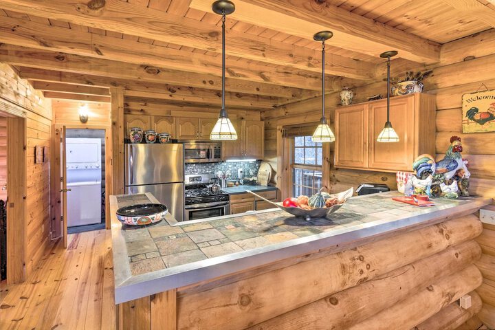 Wraparound Deck: Linville Mountain Cabin