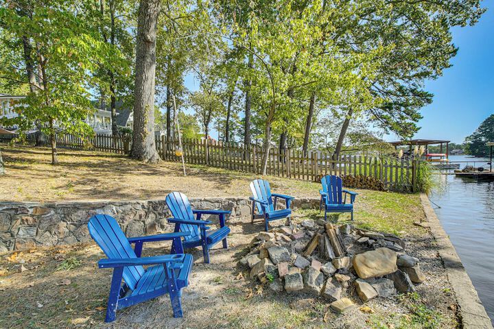 Hot Springs Lakefront Home w / Dock & Water Views!