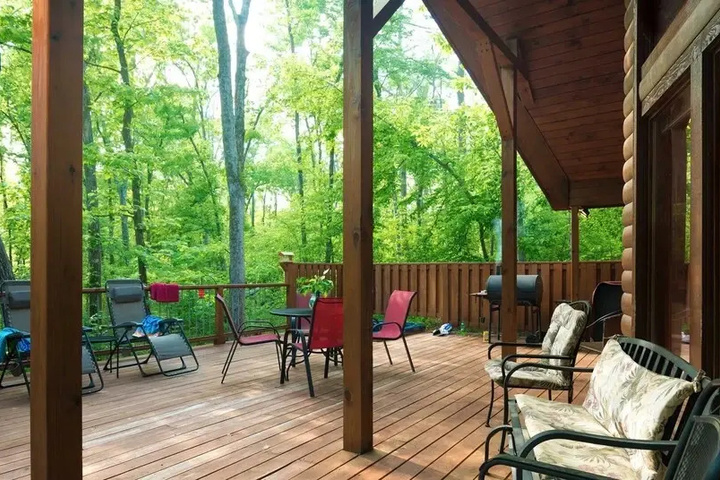 Deer Trail includes Sunken Hot Tub and Wood Fireplace by RedAwning