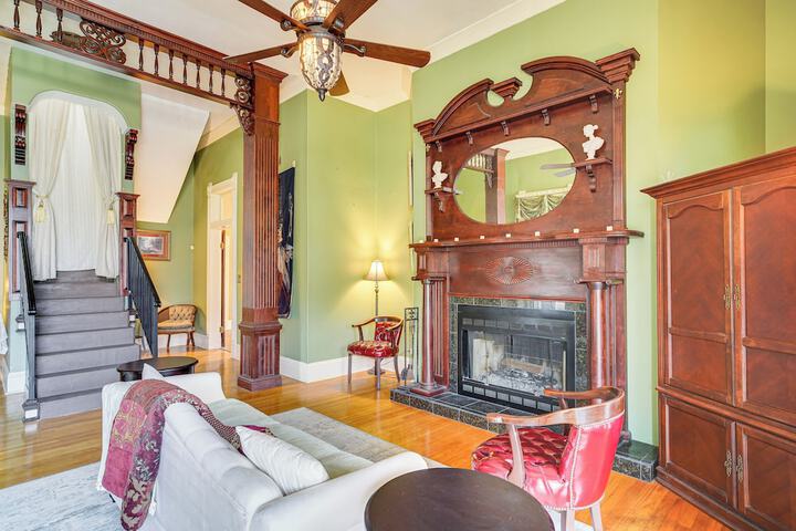 Historic Home w / Wraparound Porch + Private Yard!
