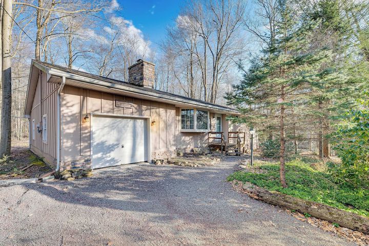 Game Room & Fire Pit: Chic Pocono Pines Home!