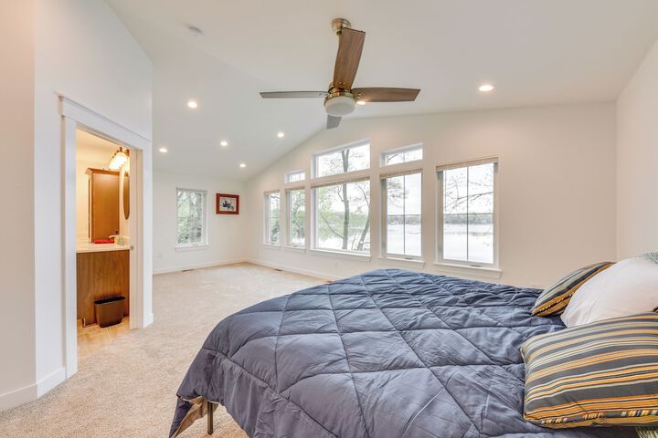 Lakefront Burlington Vacation Rental: Dock + Beach