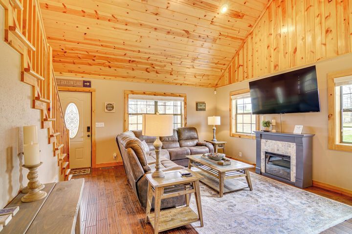 Modern Cabin w / Grill Near Golf & Bass Fishing!