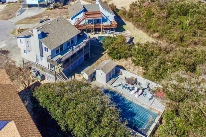 Duck R Way - Poteskeet Ocean View, 260 Yds to Beach, Pool, Hot Tub, Walk to Downtown Duck