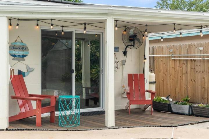 SunKissed in St. Pete is a 3 BR Home with Heated Pool and great outdoor space Near the Beach