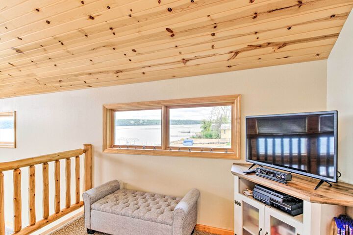Dock & Fire Pit: Shamineau Lake Retreat!