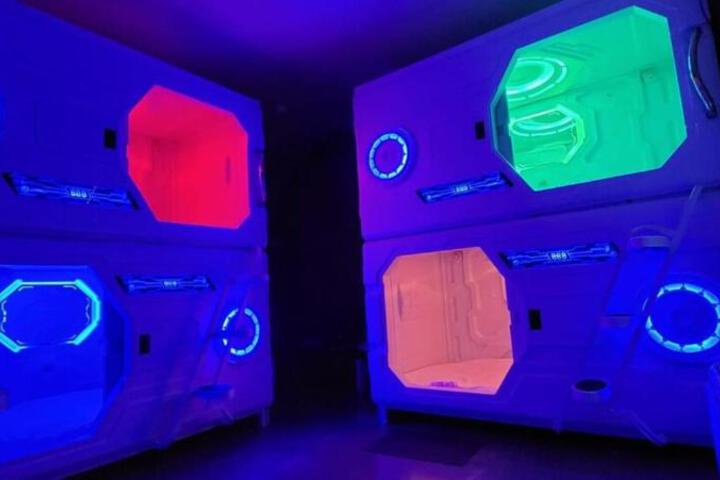 Star Wars themed sleeping pods near St. Louis