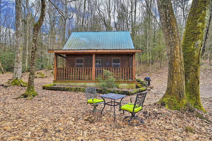 Peaceful Mountain City Cabin w / Porch & Fire Pit