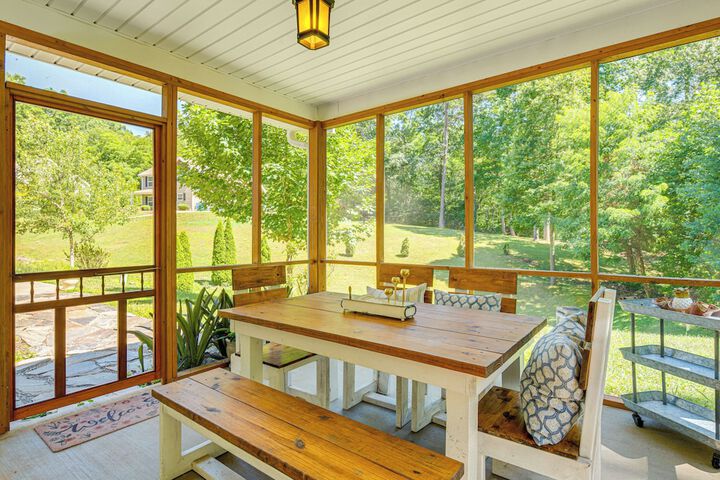 Candler Home w / Porch & Backyard: Near Asheville!