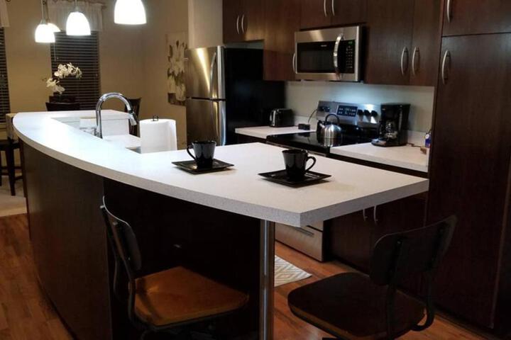 Old Fort Loft King & Queen suites nearest accomodation to Marshals Museum power your EV for free!