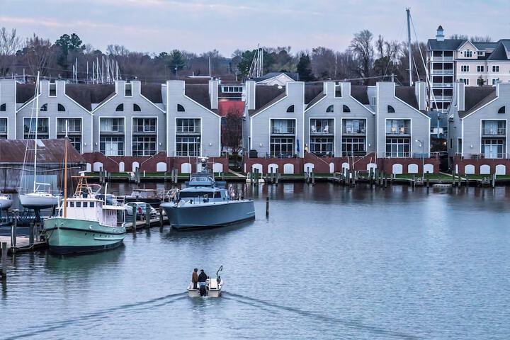 Walk to Dtwn: Waterfront Eastern Shore Townhome!