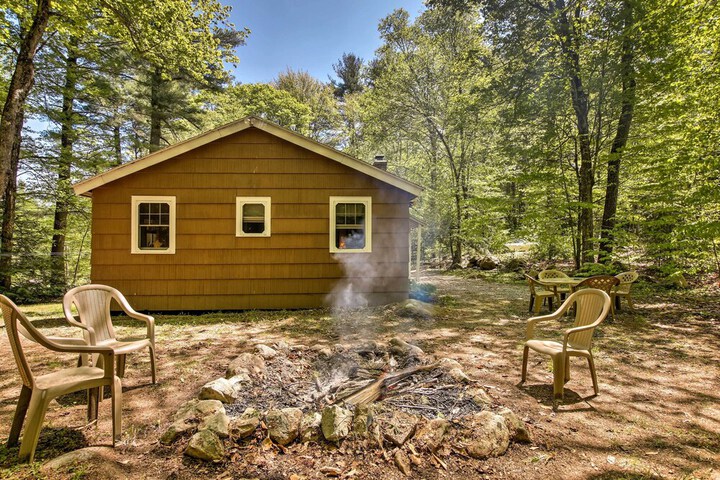 Pet-friendly Cabin w / Fire Pit BBQ & Great Deck!