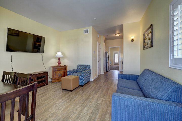 Seashell Village Resort near the beach with kitchens