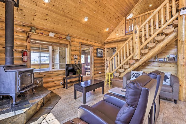 22str-00360 Fairplay Cabin w / Fire Pit Mtn Views!