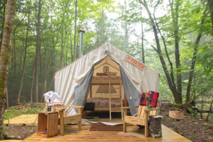 Tentrr Brookside at Camp RelevÉ