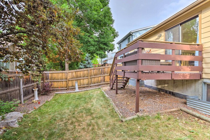 Near Parks & Lakes: Arvada Home w / Game Room