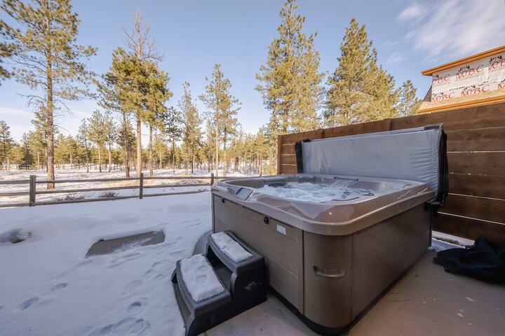 Wilderness Club Nest Modern Cabin Retreat for 9 w / Hot Tub