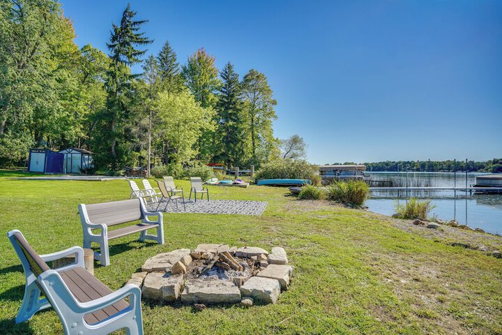 Waterfront Fond du Lac Home on Deneveu Lake!