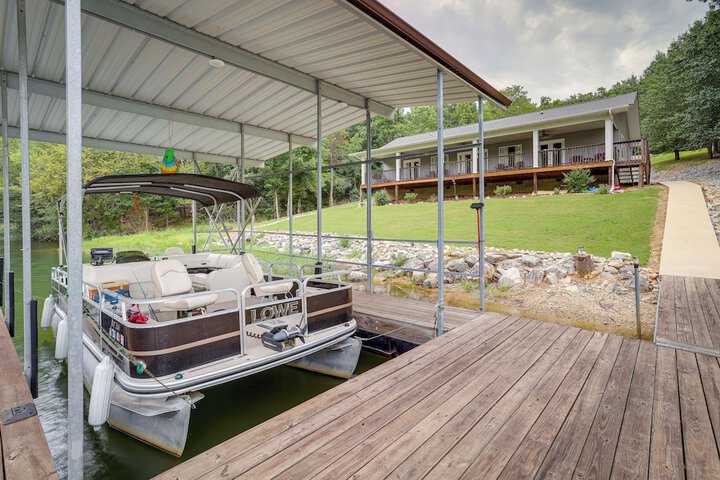 Lakefront Horseshoe Bend Home w / Boat Dock!