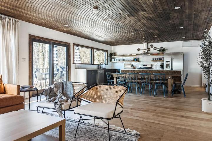 Campfire Lodge - Luxury Cabin Kid Friendly, Kaaterskill Falls, Hunter Mountain
