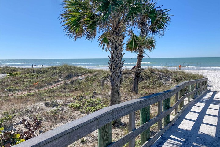 Large Balcony & Water Views: Indian Shores Condo!