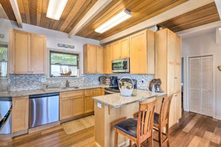 Beachfront Wading River Home with Deck and Grill