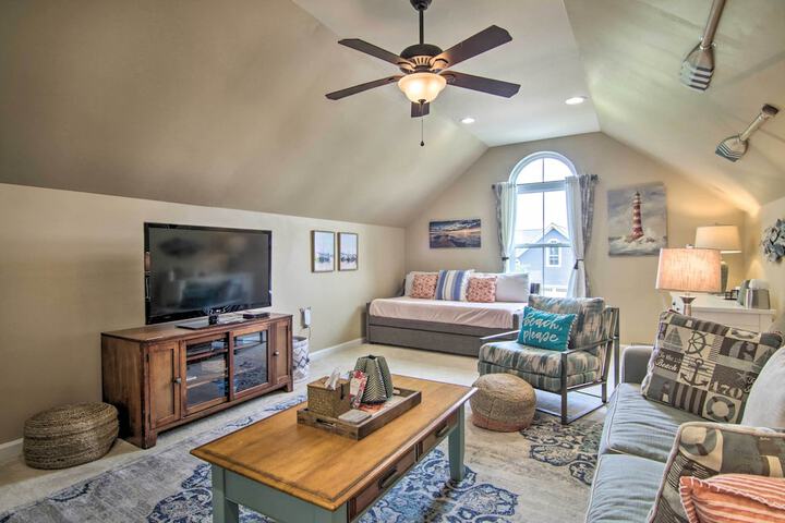5 Mi to Bethany Beach: Chic Home w / Grill!