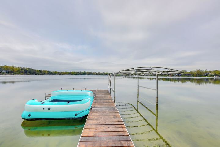 Lakefront Burlington Vacation Rental: Dock + Beach