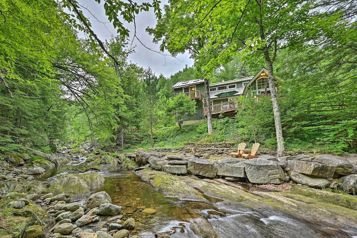 Beautiful Jay Peak Home Near Creek & Waterfalls!