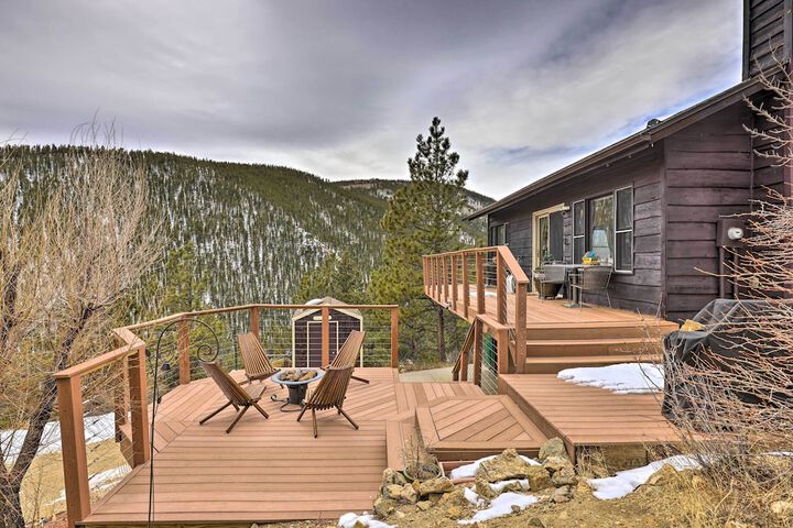 Private Sauna & Mtn Views: Idaho Springs Gem
