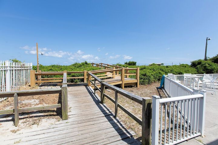 Golden Sands Carolina Beach Oceanfront Tapestry by Hilton