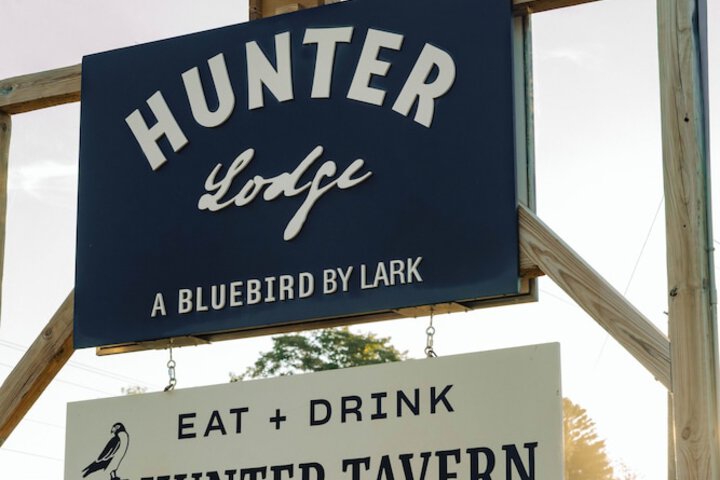 Hunter Lodge a Bluebird by Lark